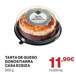 casa eceiza - Tarta De Queso Donostiarra