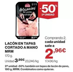 mrm - Lacon En Tapas Cortado A Mano