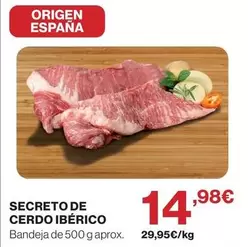 origen - Secreto De Cerdo Iberico
