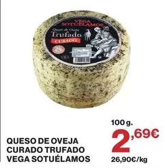 Vega Sotuelamos - Queso De Oveja Curado Trufado