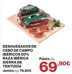 Deshuesados De Cebo De Campo Ibéricos 50% Raza Ibérica Sierra