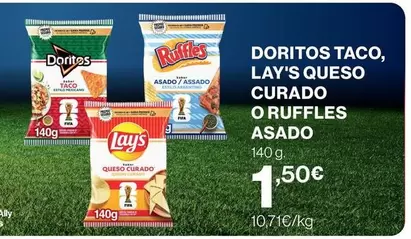 doritos - Doritos Taco, Lay's Queso Curado O Ruffles Asado