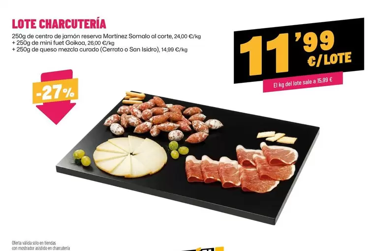 Goikoa - Lote Charcuteria
