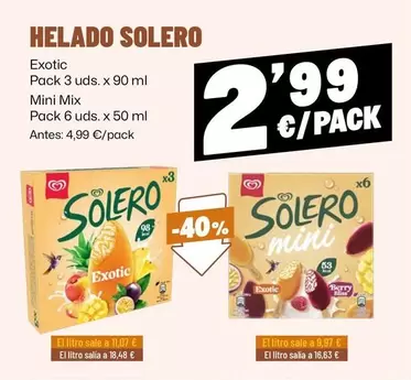 Helado Solero