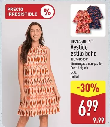 Up2fashion - Vestido Estilo Doho