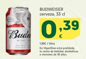 Budweiser - Cerveza