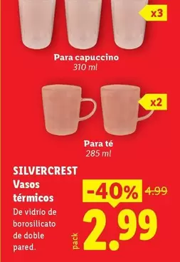 SilverCrest - Vasos Térmicos