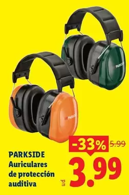 Parkside - Auriculares De Proteccion Auditiva
