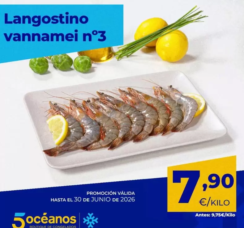 Langostino Vannamei N°3