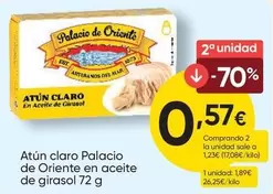 Palacio de Oriente - Atún Claro De Oriente En Aceite De Girasol