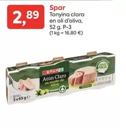Spar - Tonyina Clara En Oli D'oliva