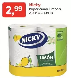 Nicky - Paper Cuina Llimona