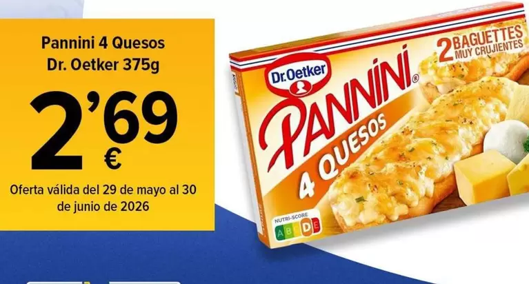 Dr Oetker - Pannini 4 Quesos