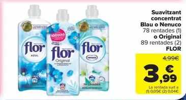 Flor - Suavitzant Concentrat Blau O Nenuco O Original