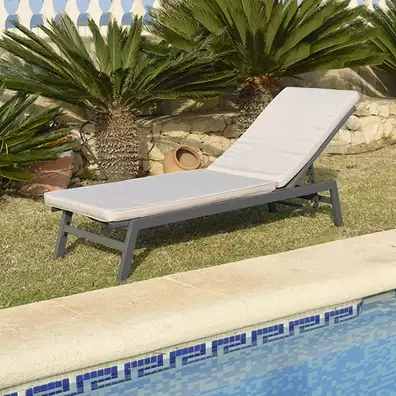 Cojín Tumbona 194 (82+112)x56x5cm - Beige