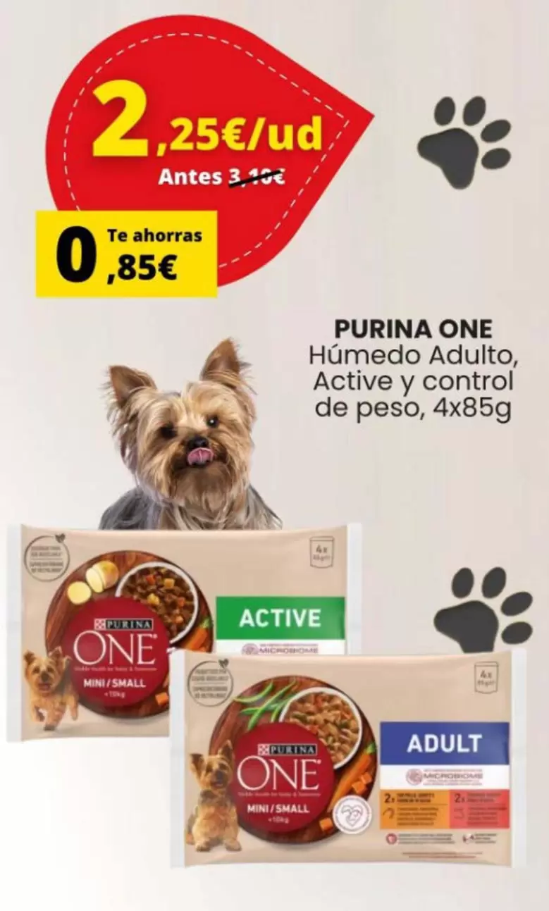 Purina One - Humedo Adulto Active Y Control De Peso