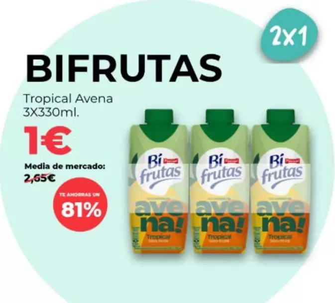 Pascual - Bifrutas Tropical Avena