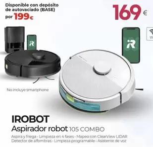 Irobot - Aspirador Robot 105 Combo
