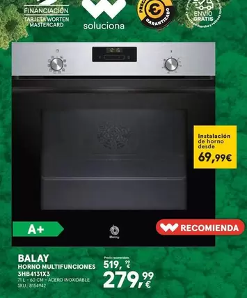 Balay - Horno Multifunciones
