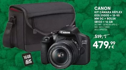 Canon - Kit A reflex Es 200dmb + 19,565