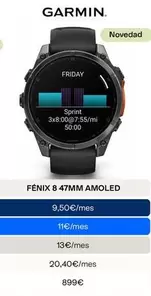 Garmin - Fenix 8 47mm Amoled