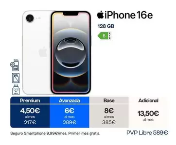 Apple - Iphone 16e