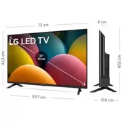 LG 32LR60006LA Negro - TV 32" FHD SmartTV