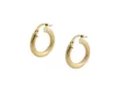 Argollas oro 18k