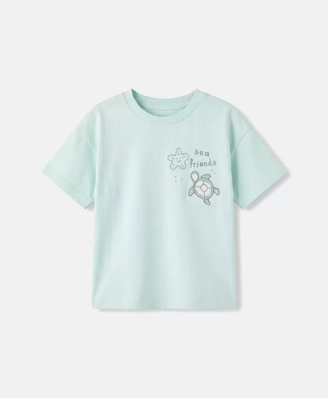 Camiseta de niño con tortuga 100% algodón