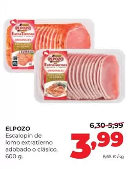 elpozo - Escalopín De Lomo Extratierno Adobado O Clásico
