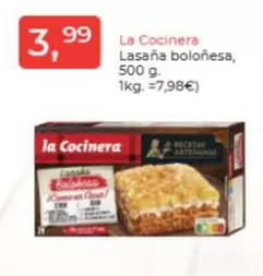 La Cocinera - Lasaña Boloñesa