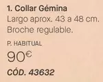 Collar Gémina