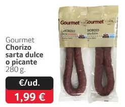 Gourmet - Chorizo Sarta Dulce O Picante