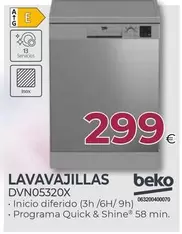 Beko - Lavavajillas DVN05320X