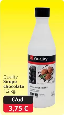 Quality - Sirope Chocolate