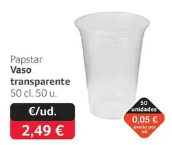 Papstar - Vaso Transparente
