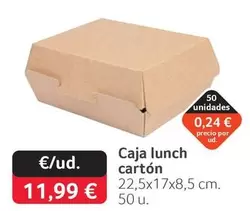 Caja Lunch Carton