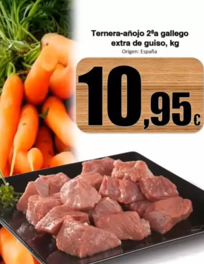 Alcoop - Ternera-Añojo Gallego Extra De Guiso, Origen: España