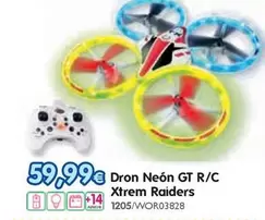 Dron Neón GT R/C Xtrem Raiders 