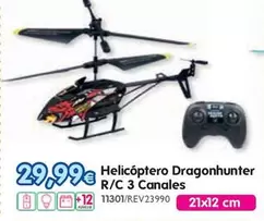 Helicóptero Dragonhunter R/C 3 Canales