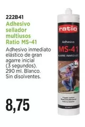 Ratio - Adhesivo Sellador Multiusos MS-41
