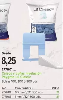 Peygran - Calzos Y Cunas Nivelacion LS Classic