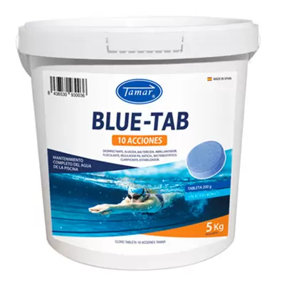 Tamar - Cloro 10 Acciones Blue-Tab, 5 Kg.