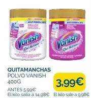 Vanish - Quitamanchas Polvo