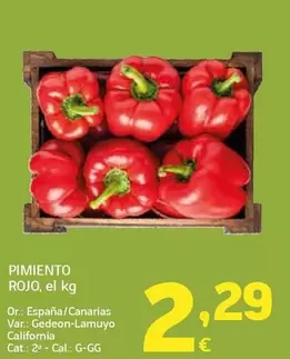 Pimiento Rojo