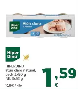 Hiperdino - Atún Claro Natural