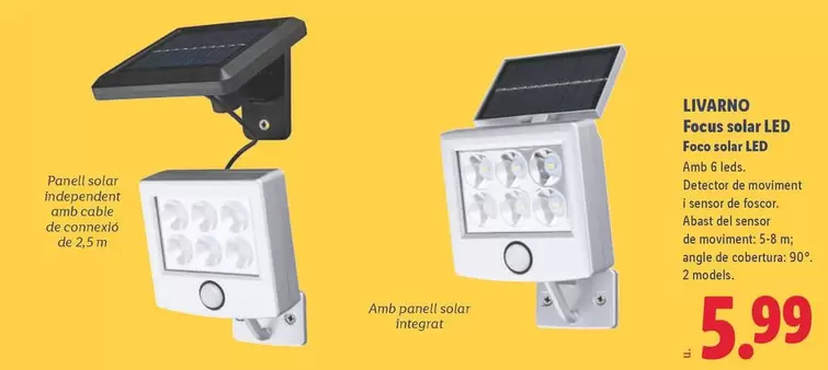 Livarno - Foco Solar LED