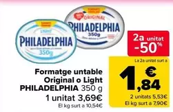 Philadelphia - Formatge untable Original O Light