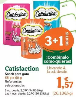Catisfactions - Snack Para Gato 
