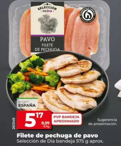 Seleccion De Dia - Filete De Pechuga De Pavo 